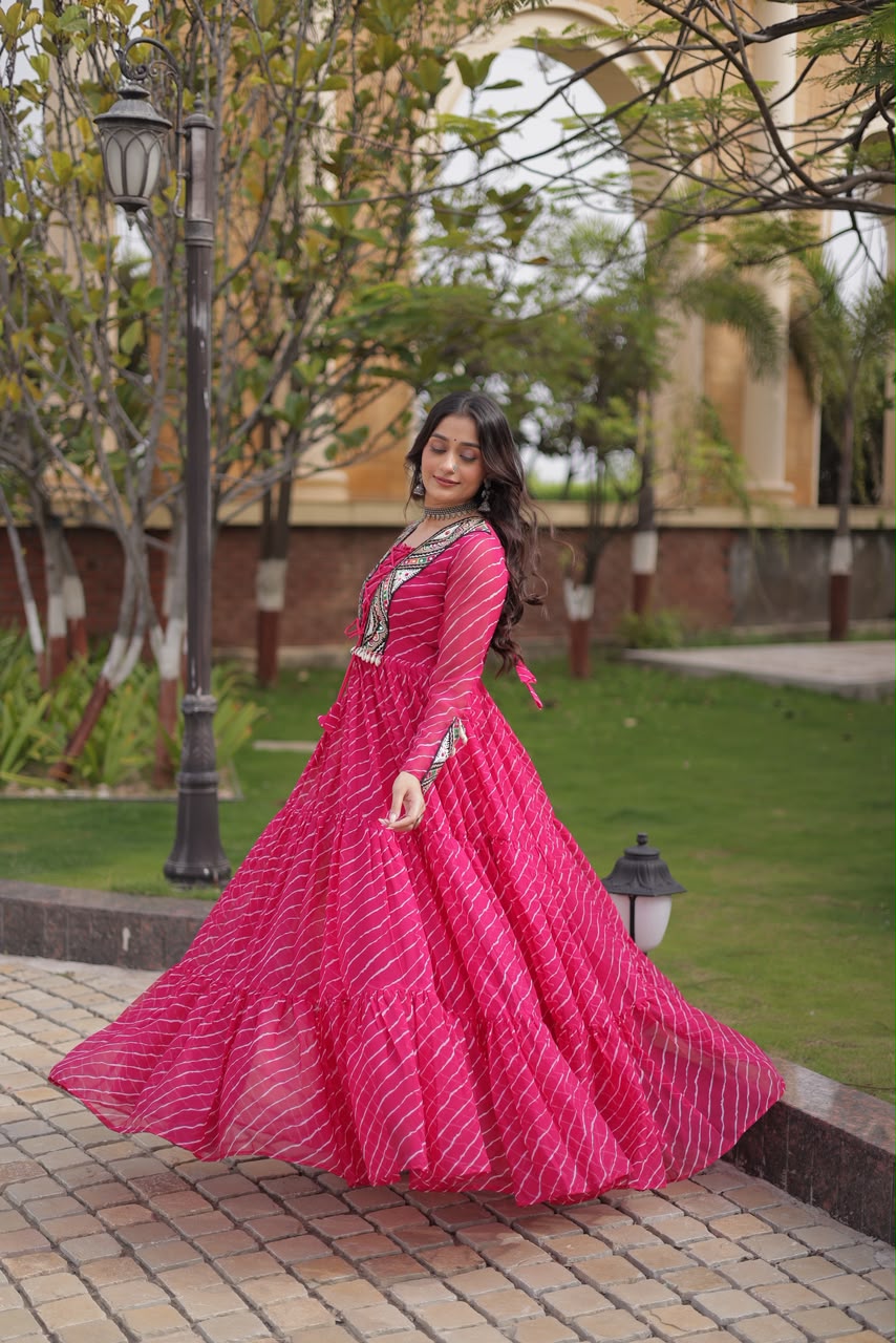KA 1274 Laheriya Gown - view 2