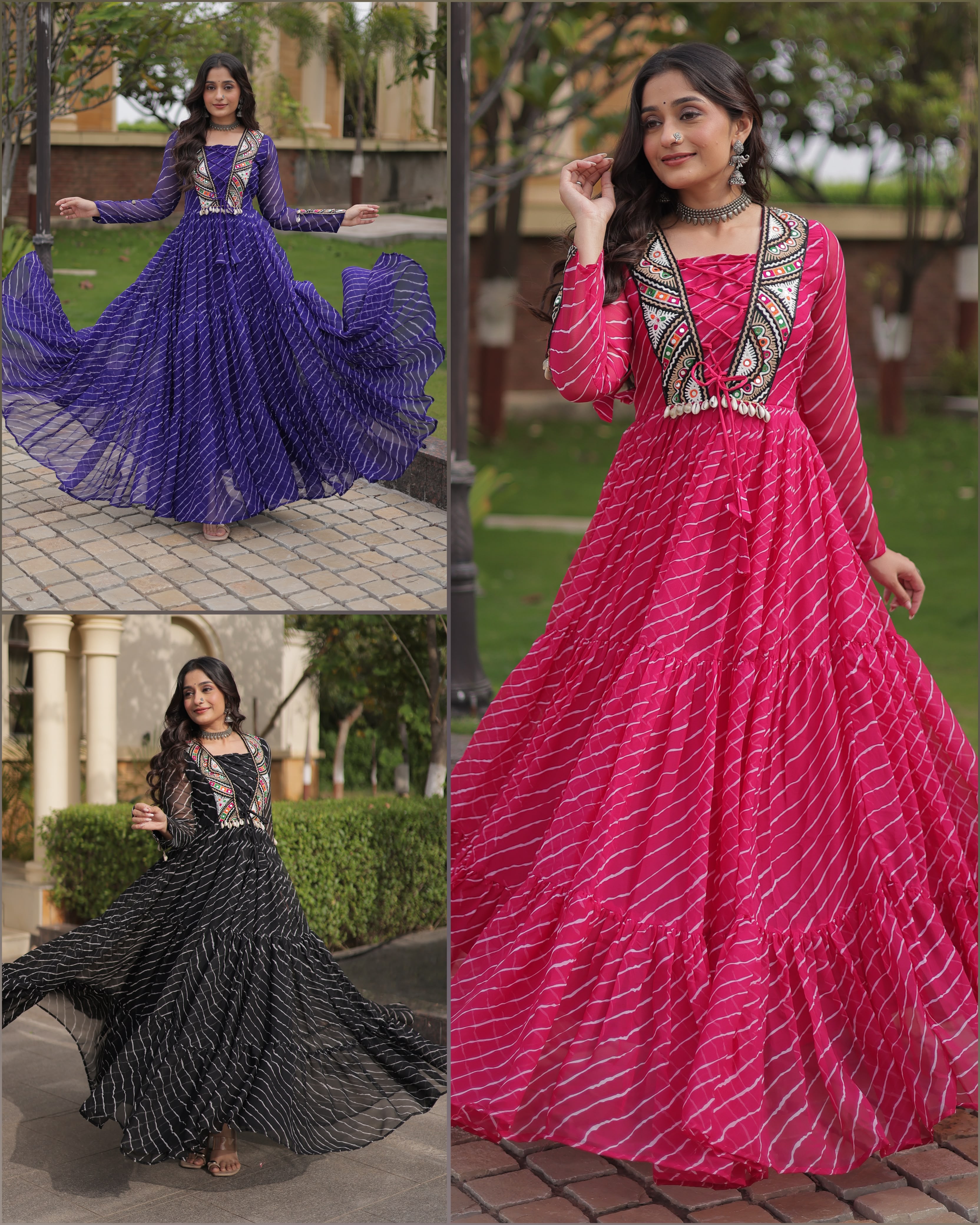 KA 1274 Laheriya Gown - view 5