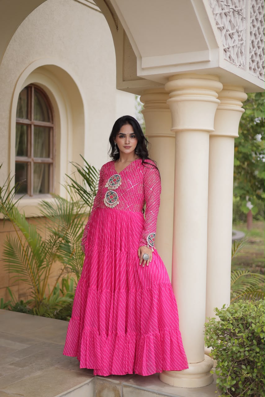 KA 1275 Laheriya Gown - view 5