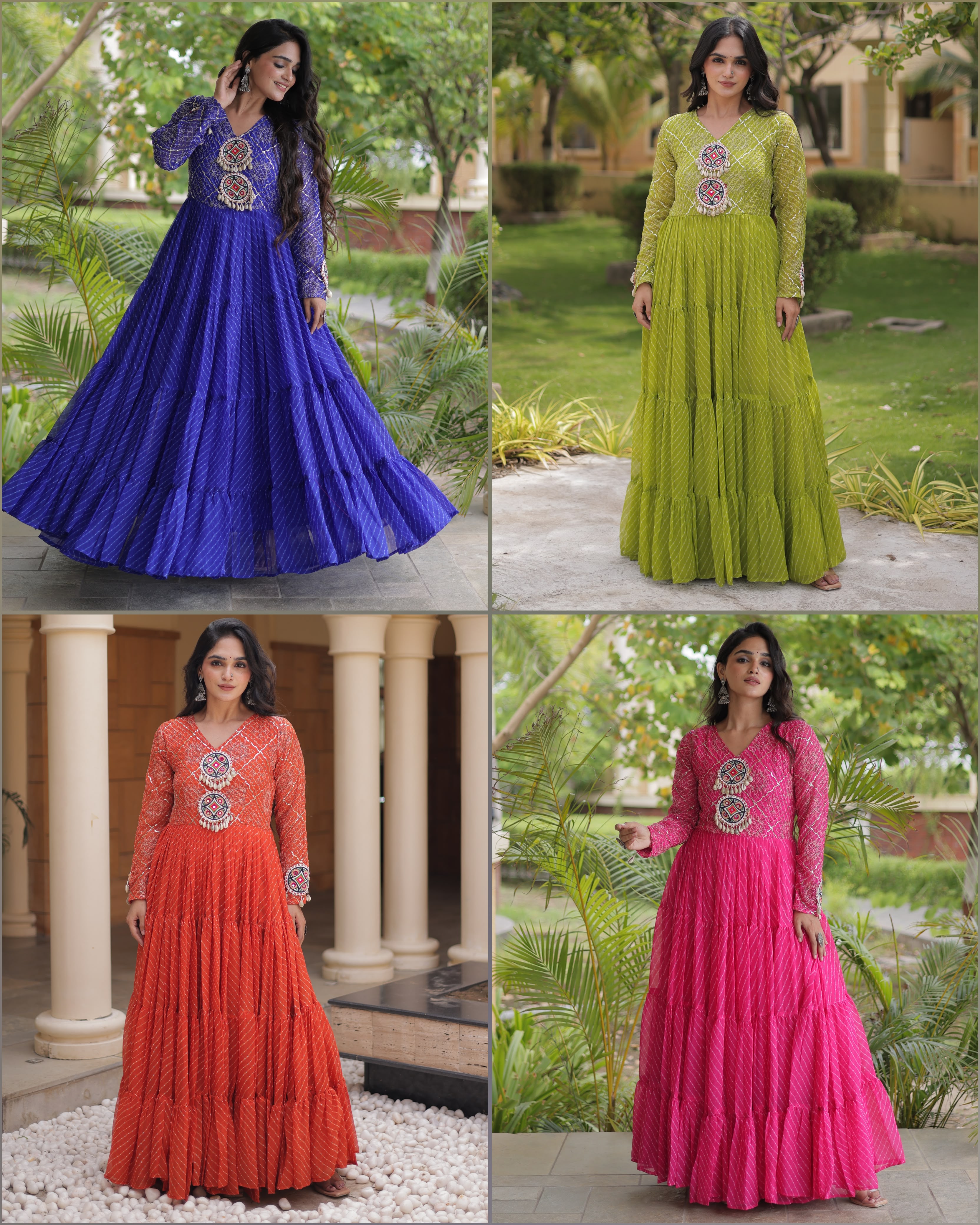 KA 1275 Laheriya Gown - view 6