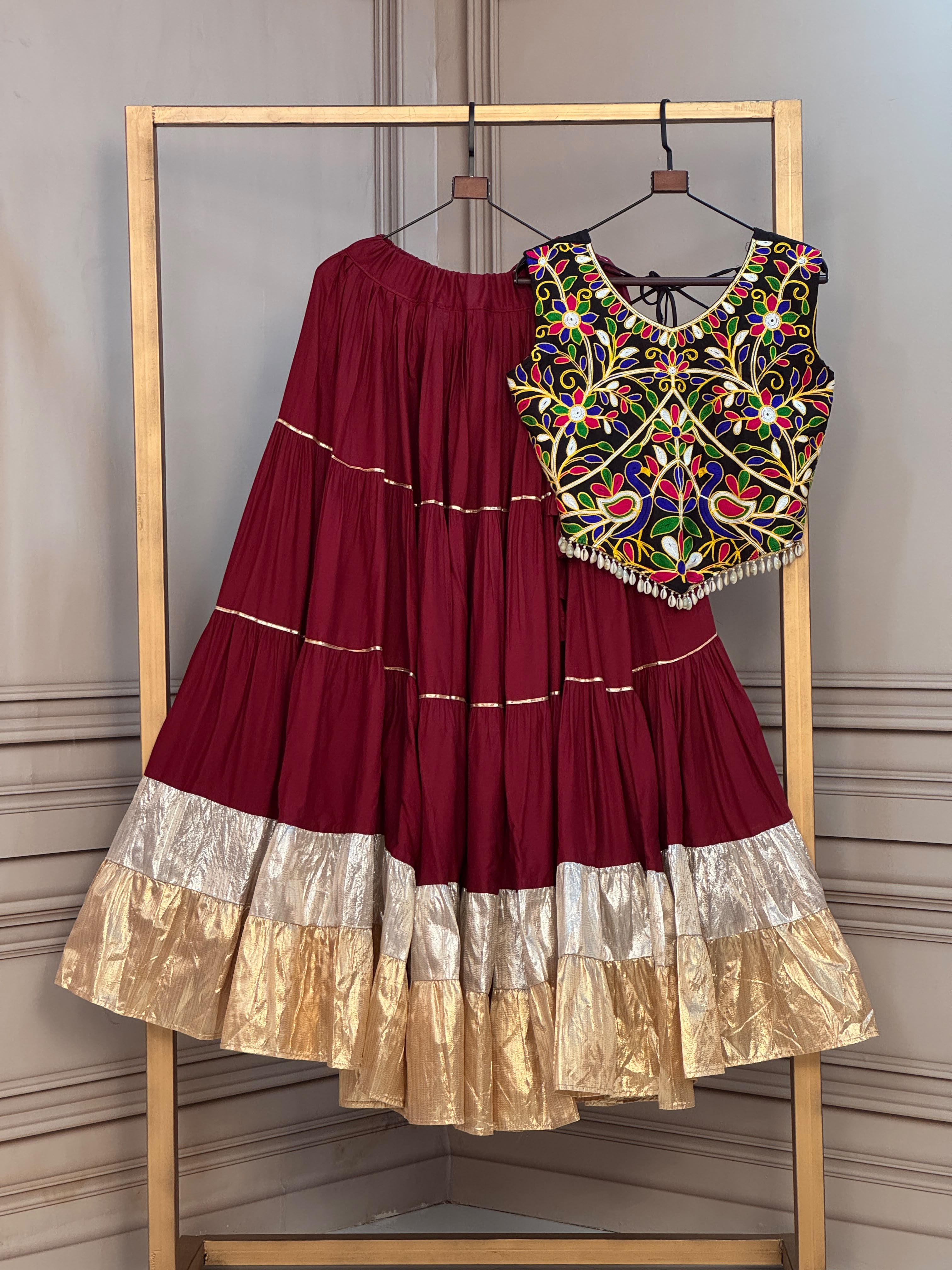 KA 5071 Black Rayon And Lampi Lehenga Choli - view 12