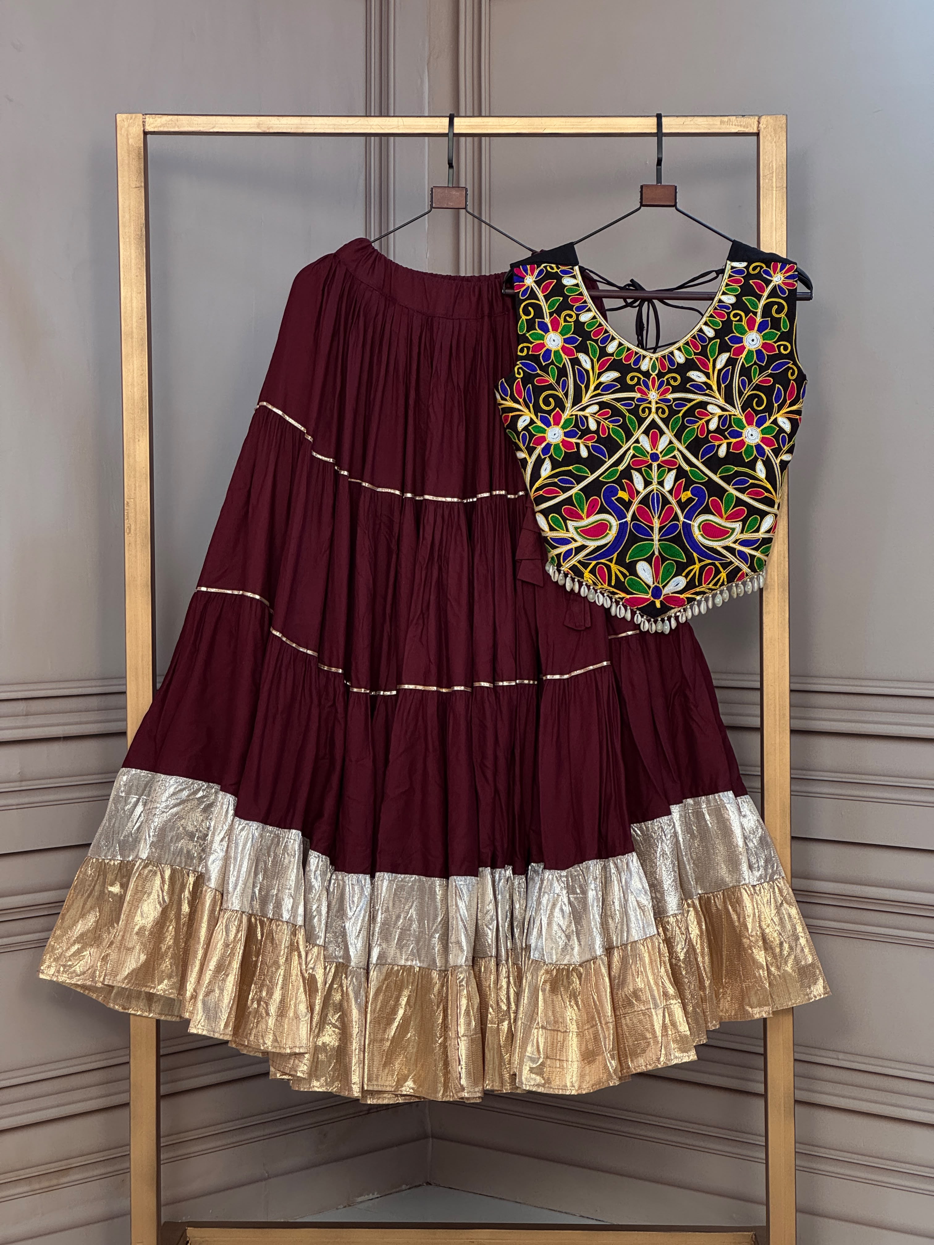 KA 5071 Black Rayon And Lampi Lehenga Choli - view 13