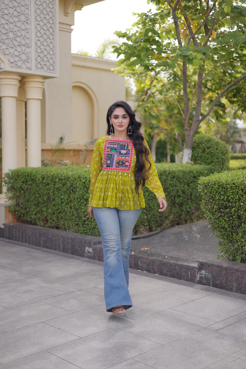KA 5079 Full Stitched Kurtis - view 5