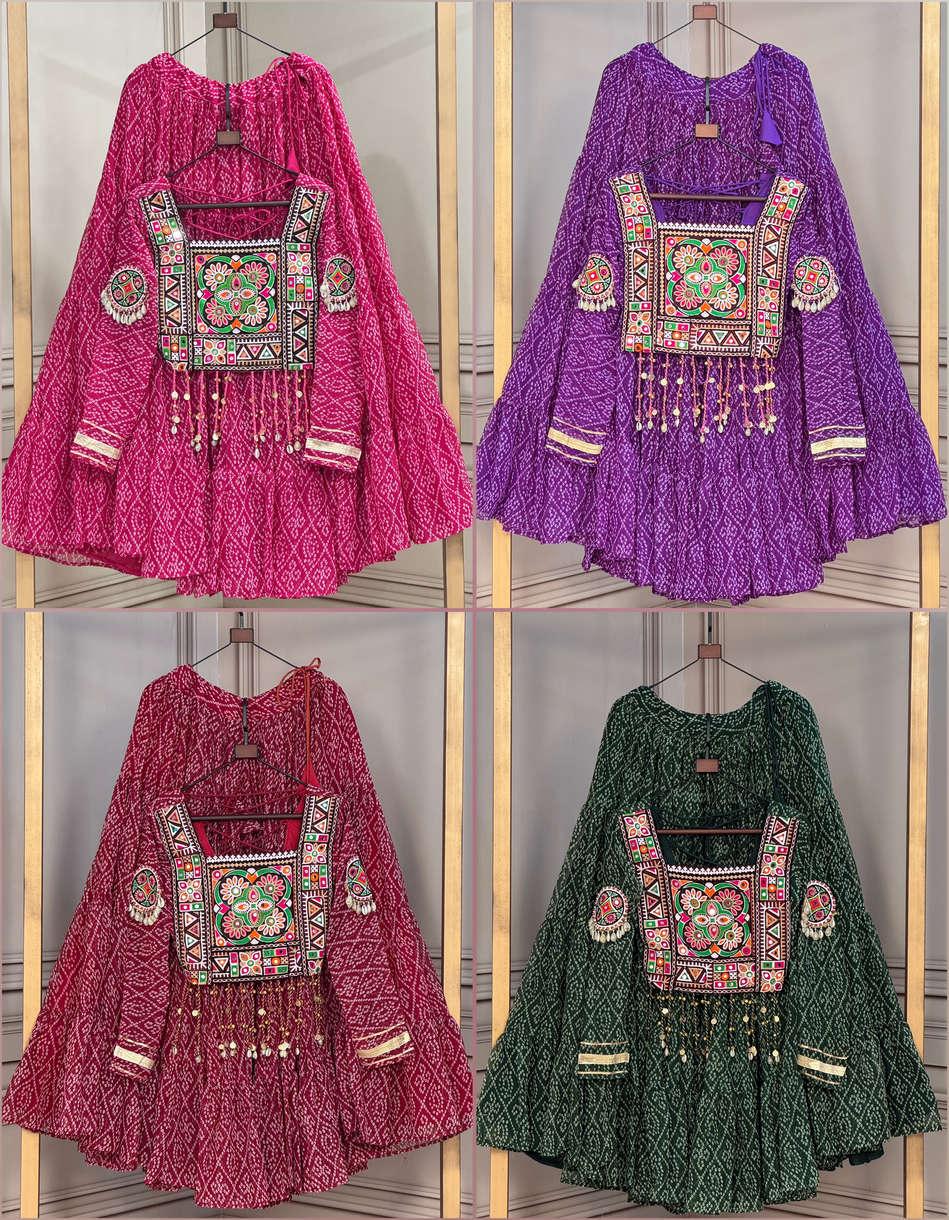 KA 5080 Bandhni Lehenga Choli - view 5
