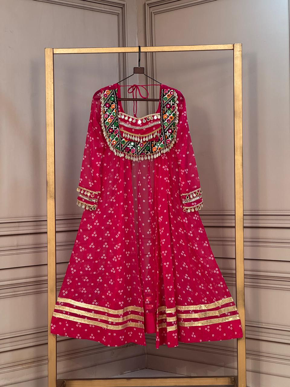 KA 5081 Bandhni Kurtis - view 2
