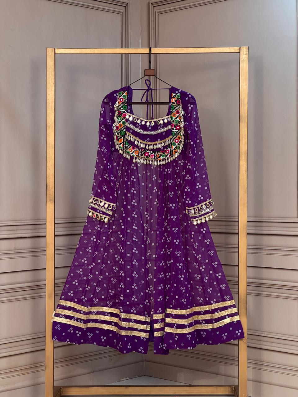 KA 5081 Bandhni Kurtis - view 3