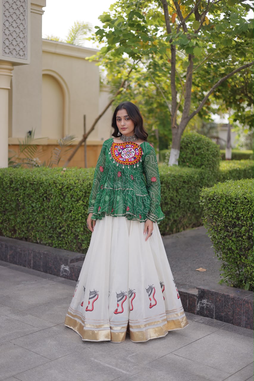 KA 5084 Kora Cotton Lehenga Choli - view 2