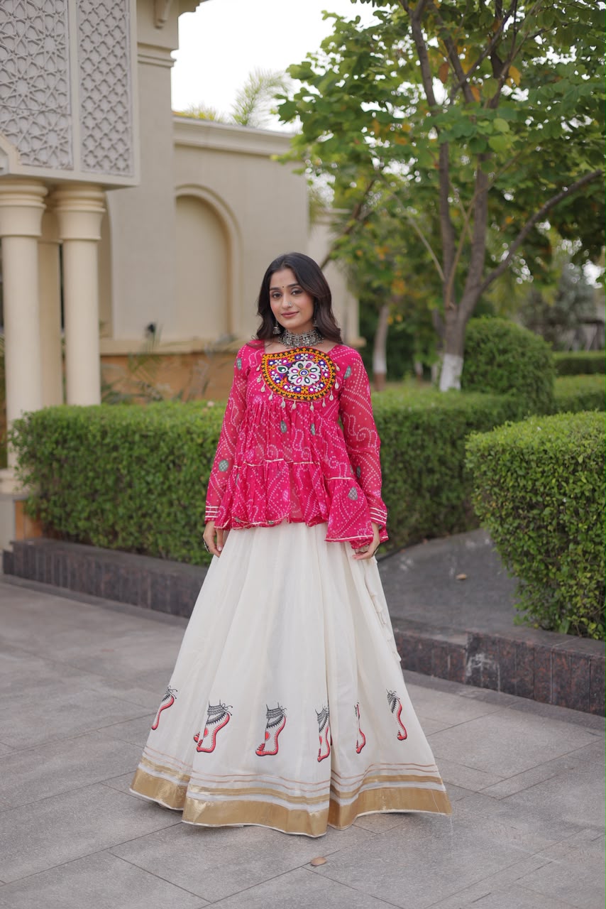 KA 5084 Kora Cotton Lehenga Choli - view 3