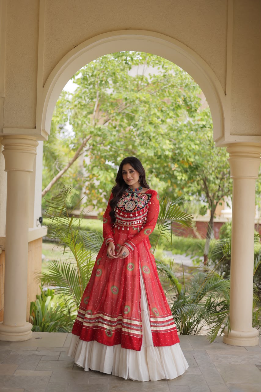 KA 5085 Bandhani Lehenga Choli - view 2