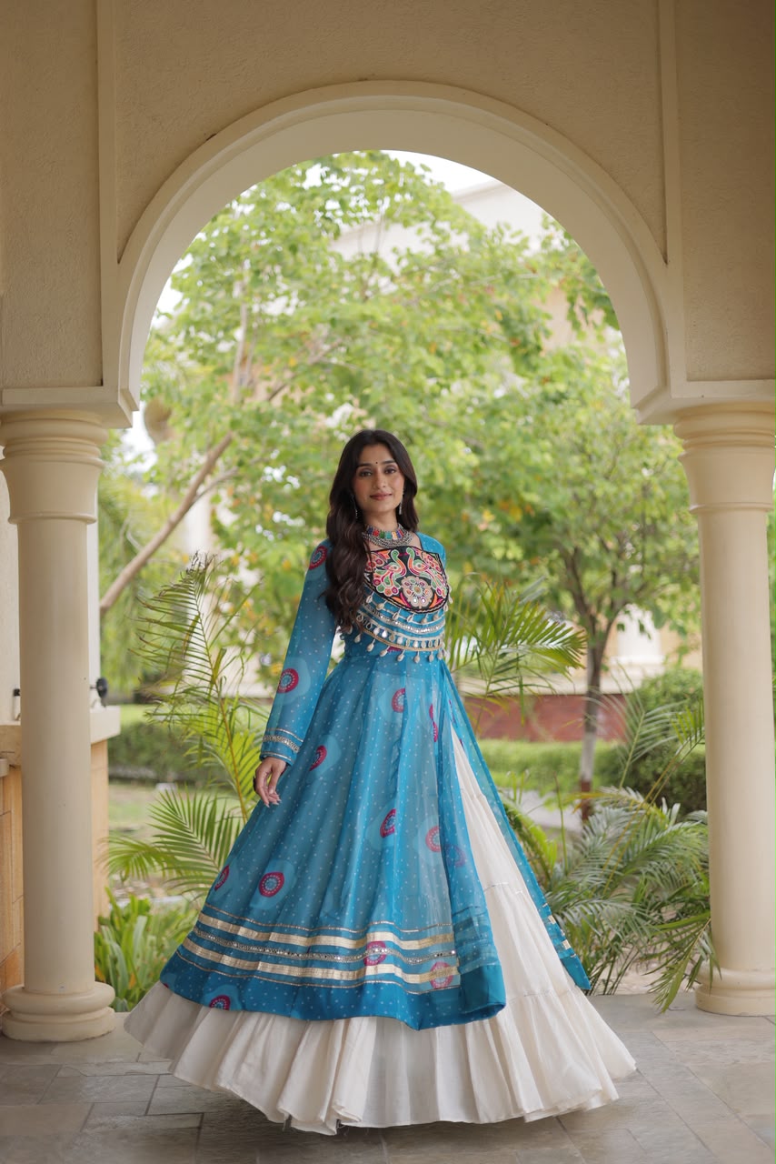 KA 5085 Bandhani Lehenga Choli - view 4