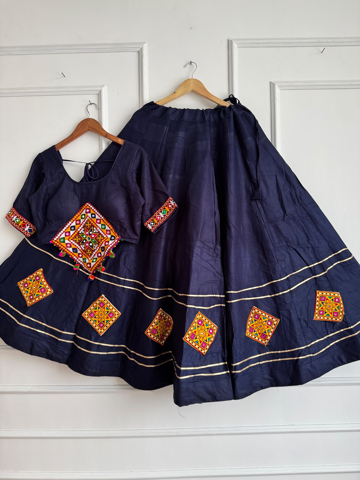 Kutchi Chaniyacholi Reyon Cotton Lehenga Choli