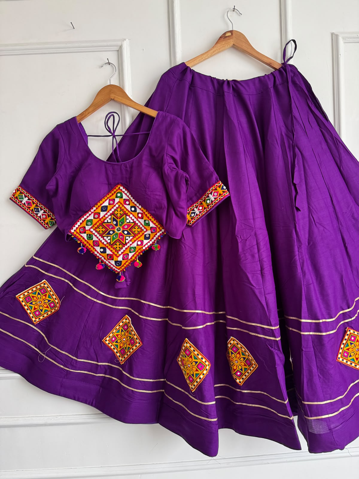 Kutchi Chaniyacholi Reyon Cotton Lehenga Choli - view 6