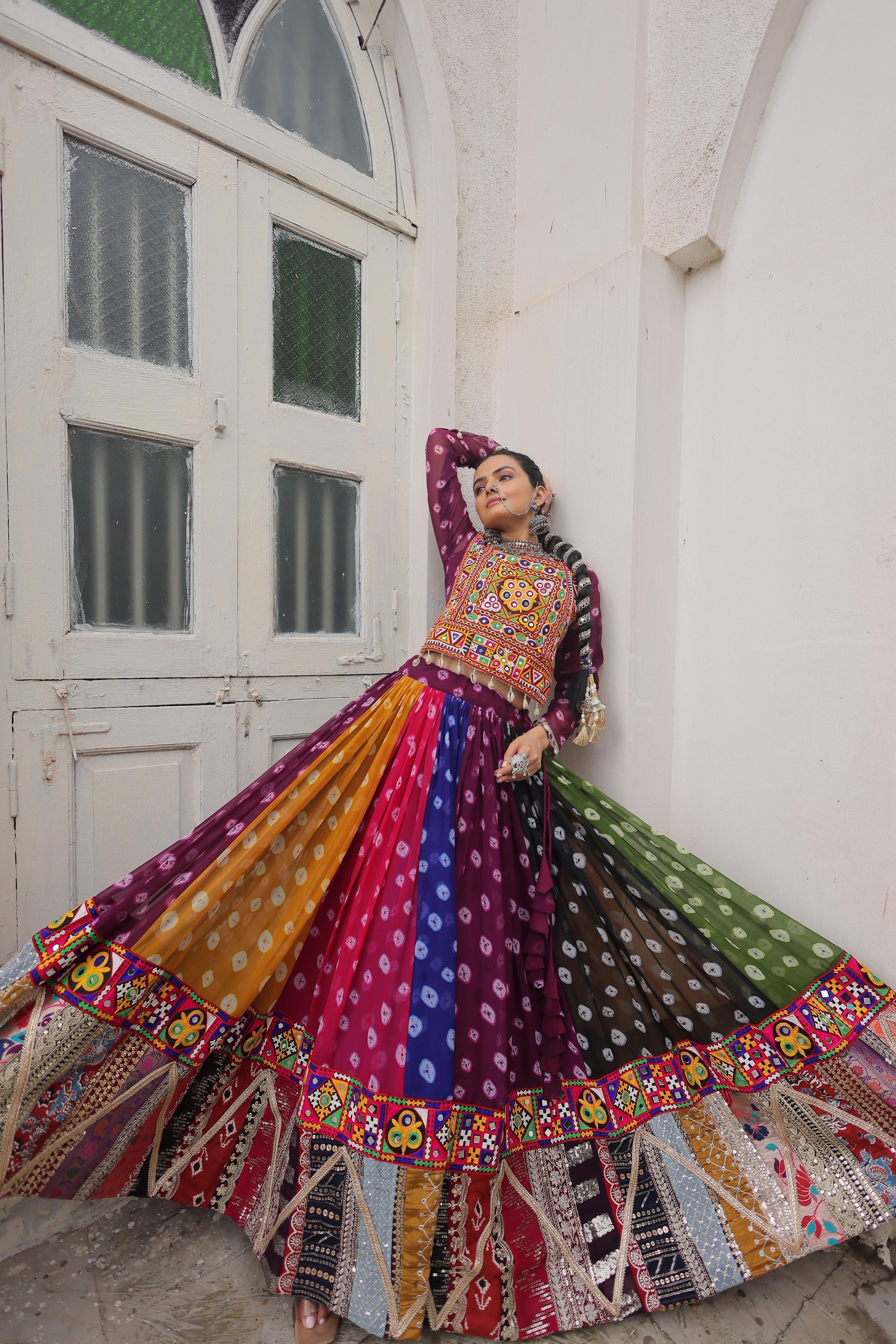 LW 7138 Georgette Lehenga Choli