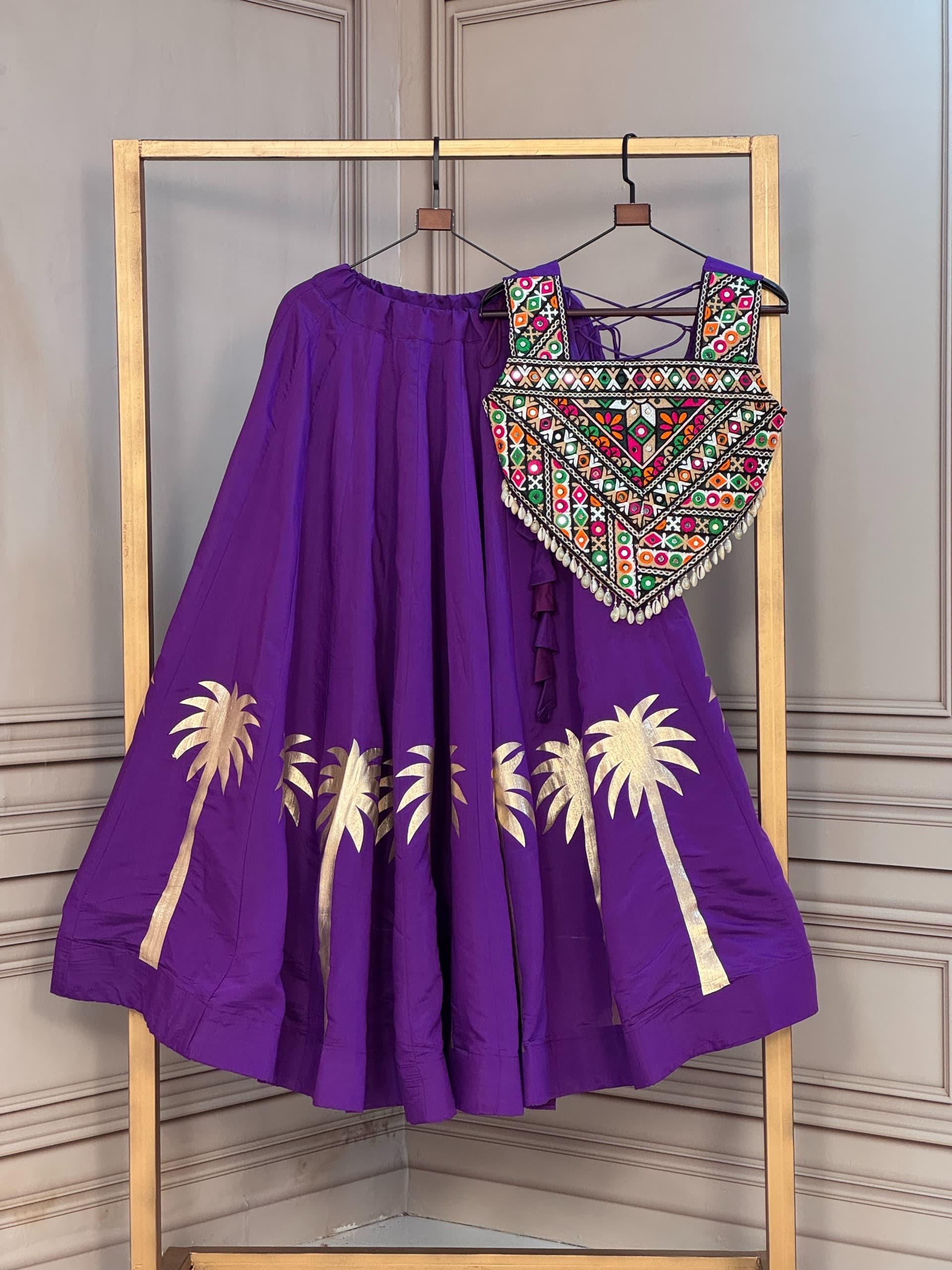 LW 7171 Maroon Full Stitched Lehenga Choli - view 3