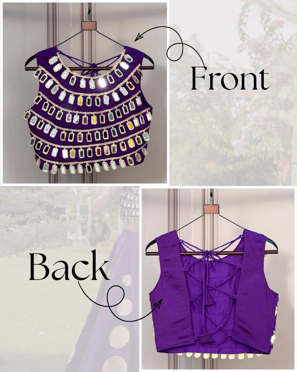 LW 7173 Maroon Roman Silk Blouse - view 3