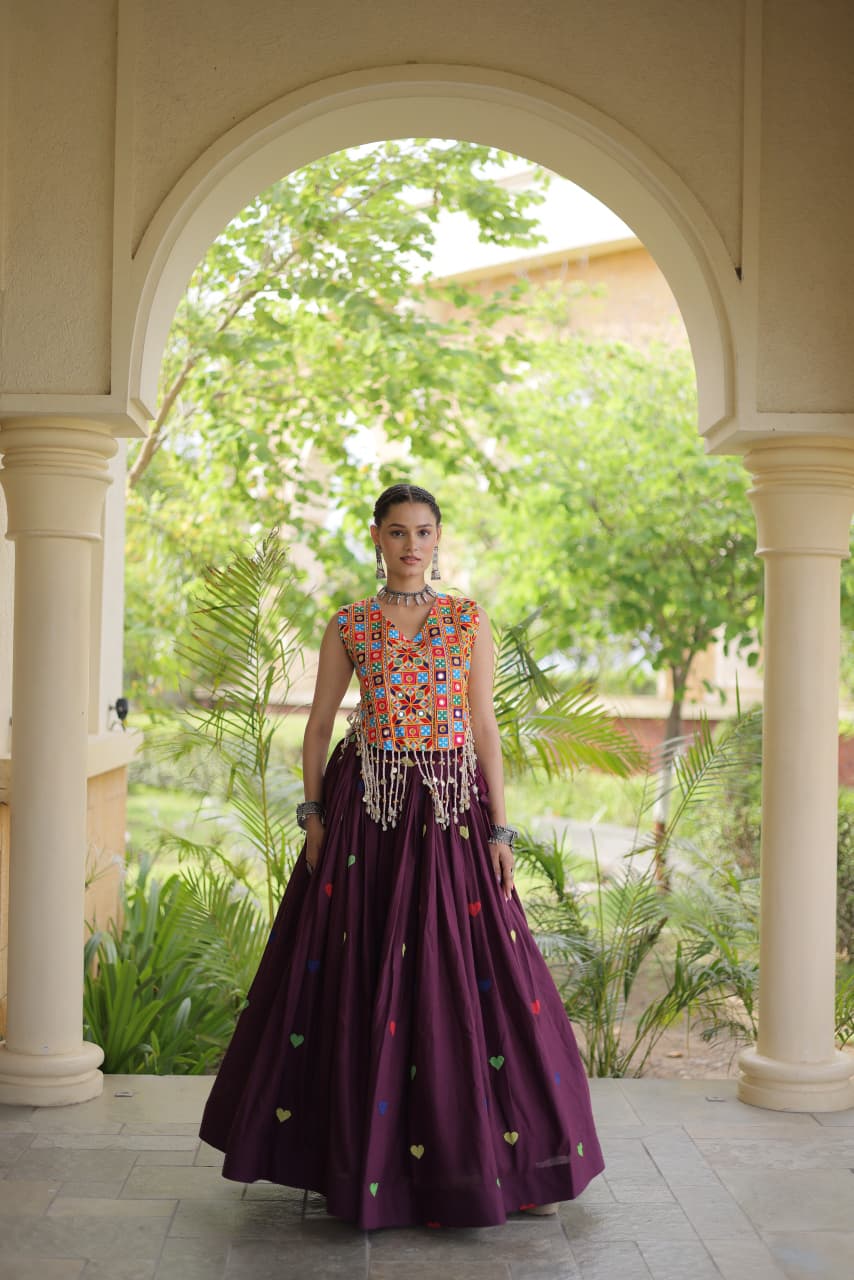 LW 7181 Wine Cora Cotton Design