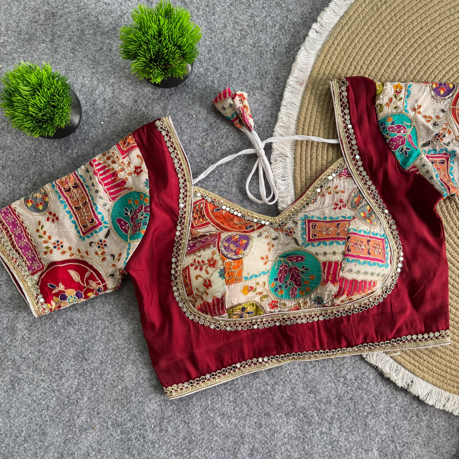 Mumtaz Pure Crape Silk Blouse