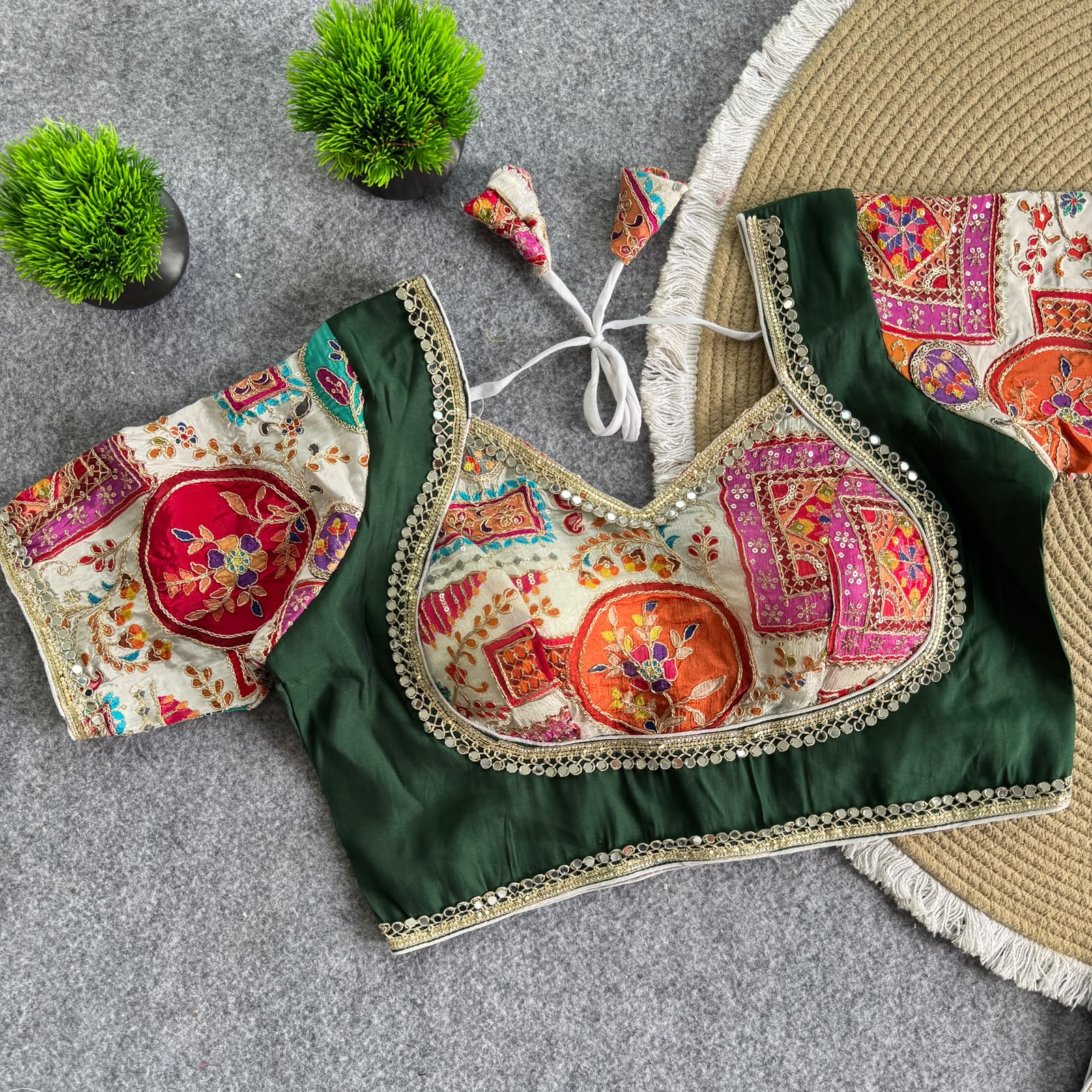 Mumtaz Pure Crape Silk Blouse - view 2
