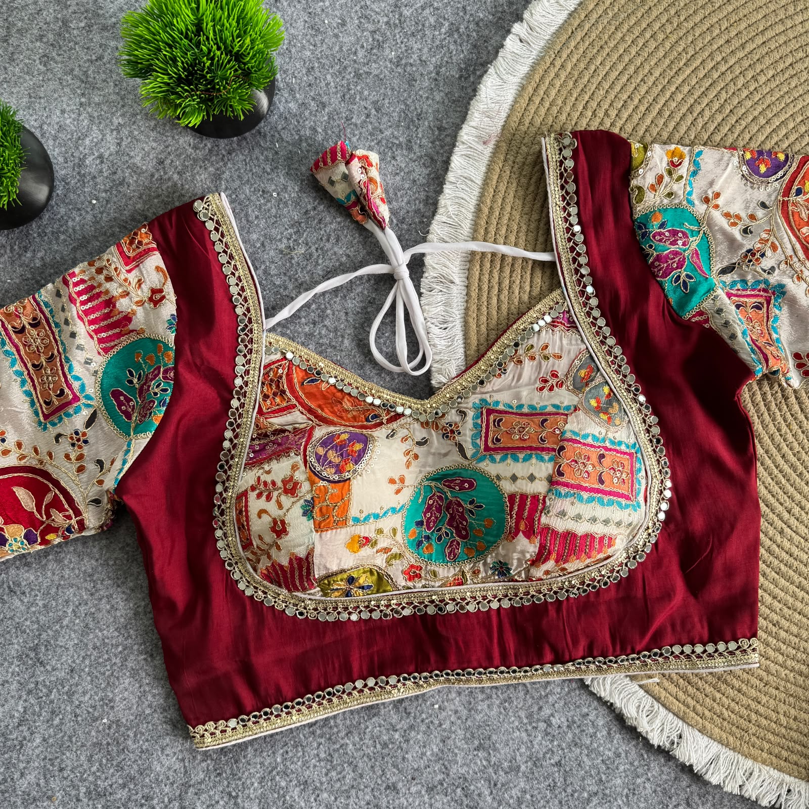 Mumtaz Pure Crape Silk Blouse - view 4