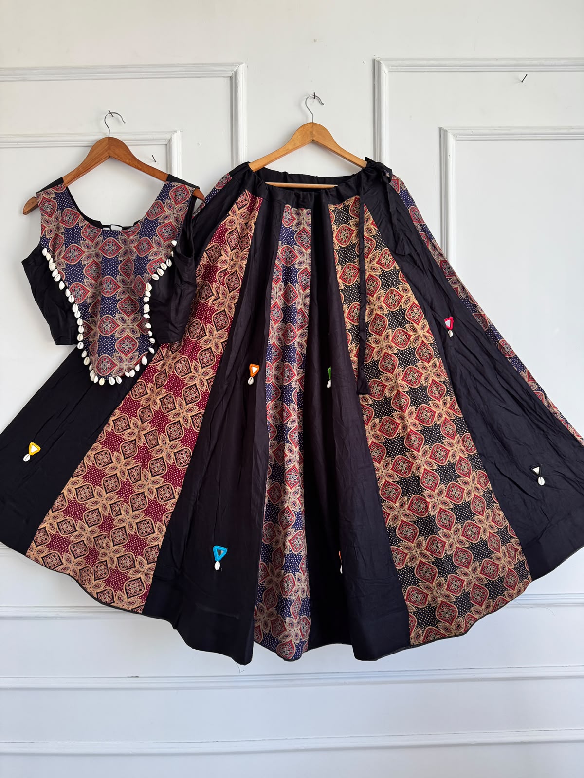 Navratri Ajrakh Cotton Design 2866 - view 3