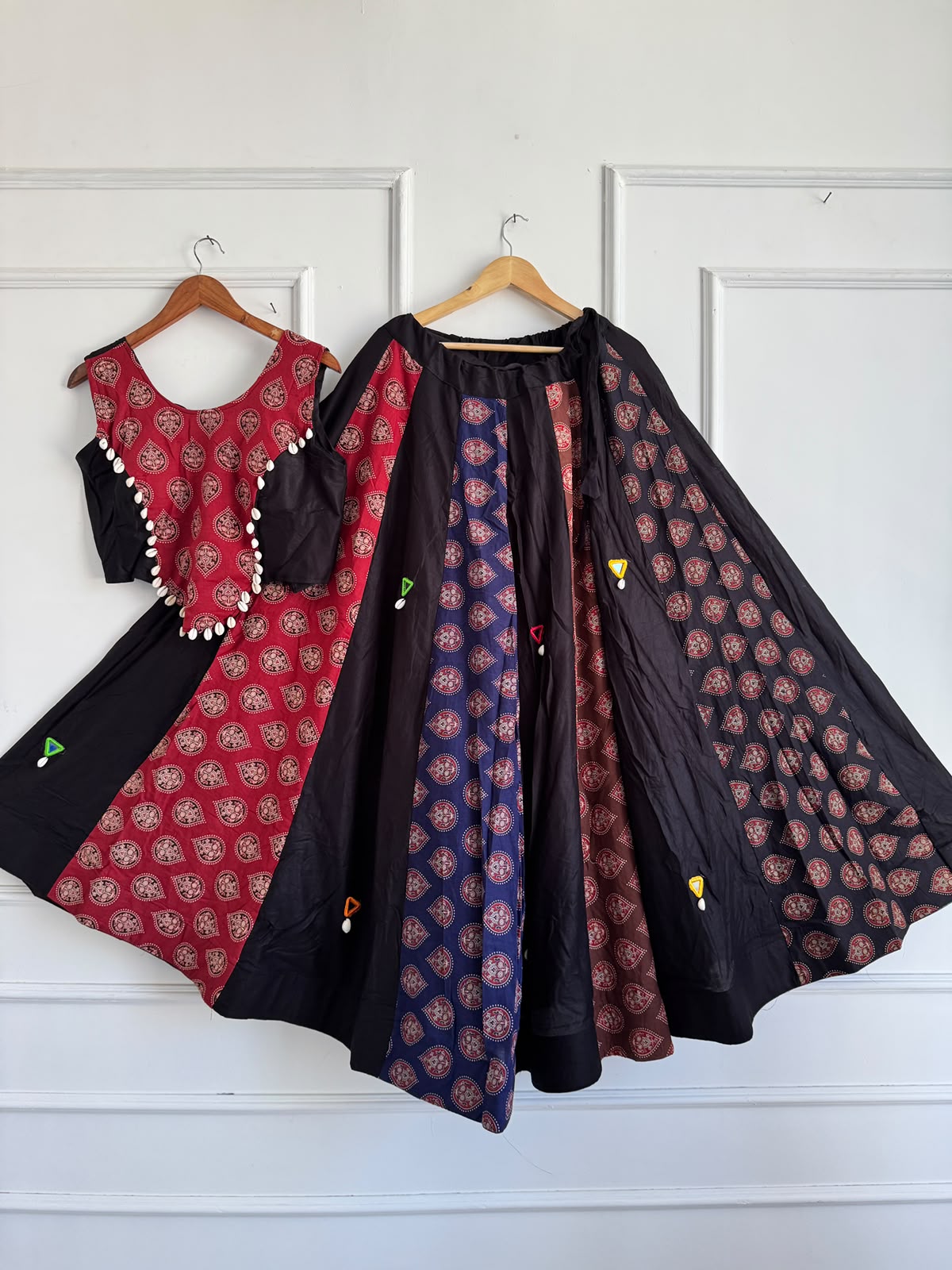 Navratri Ajrakh Cotton Design 2866 - view 4