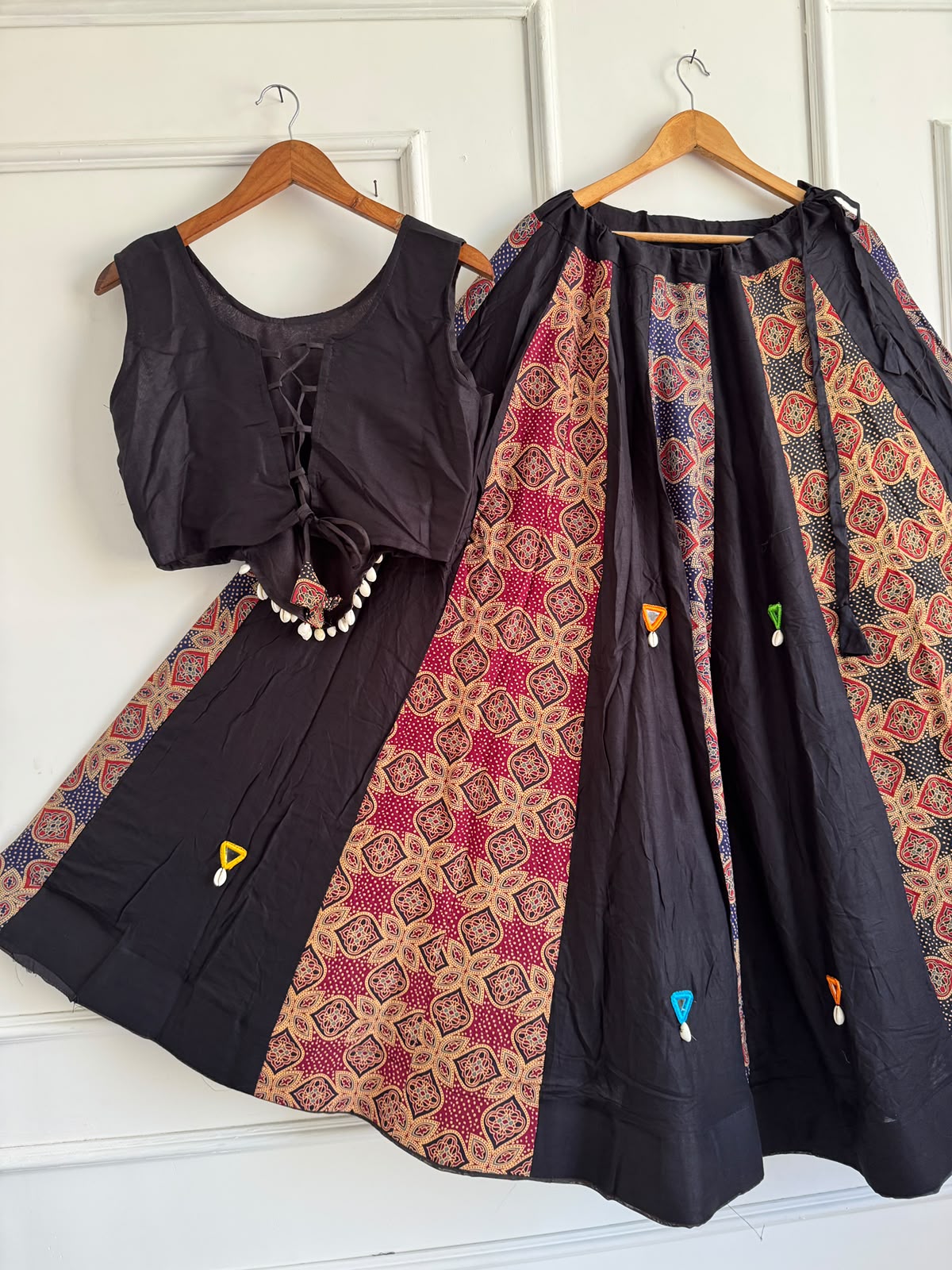 Navratri Ajrakh Cotton Design 2866 - view 5