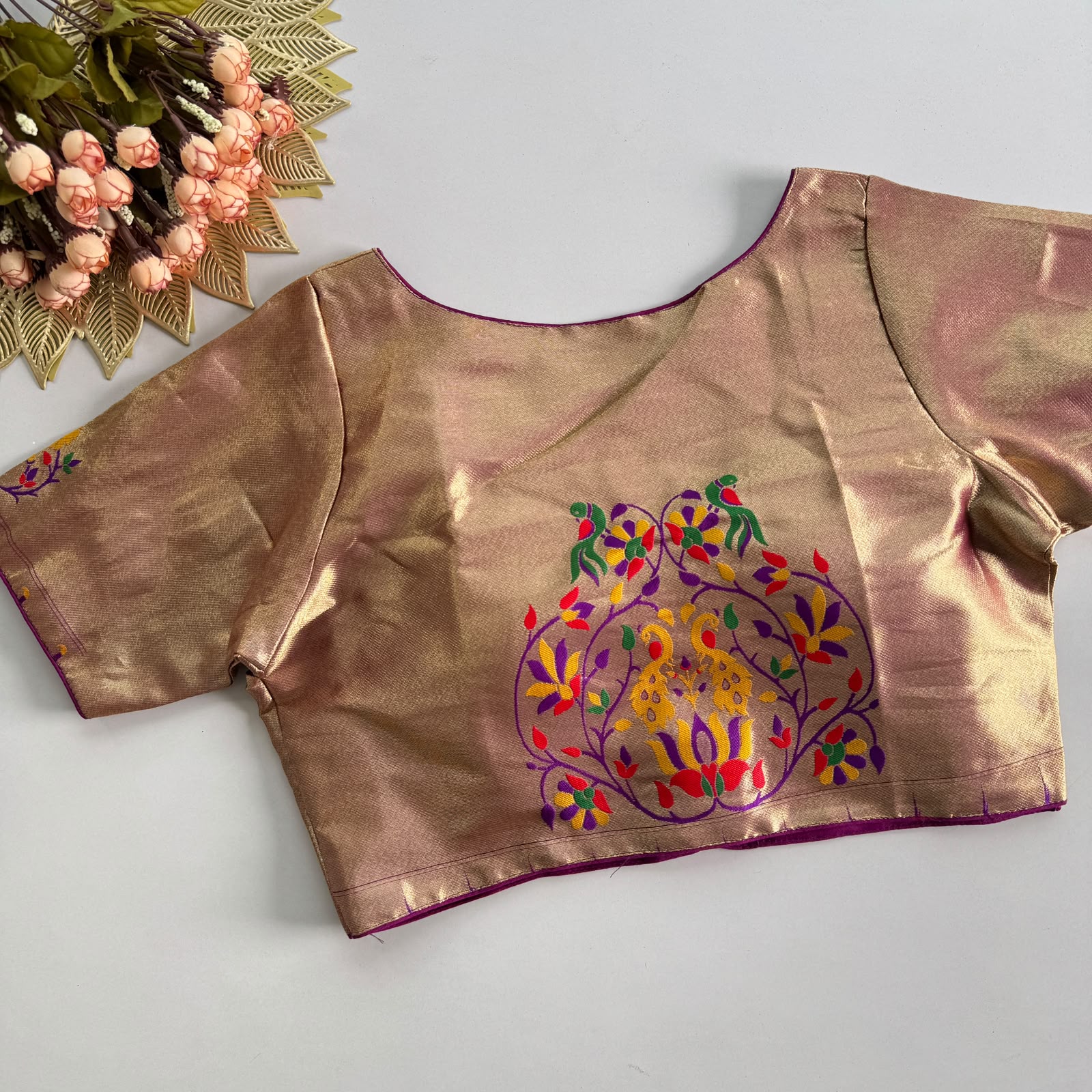 Paithani 02 Paithani Silk Blouse - view 2