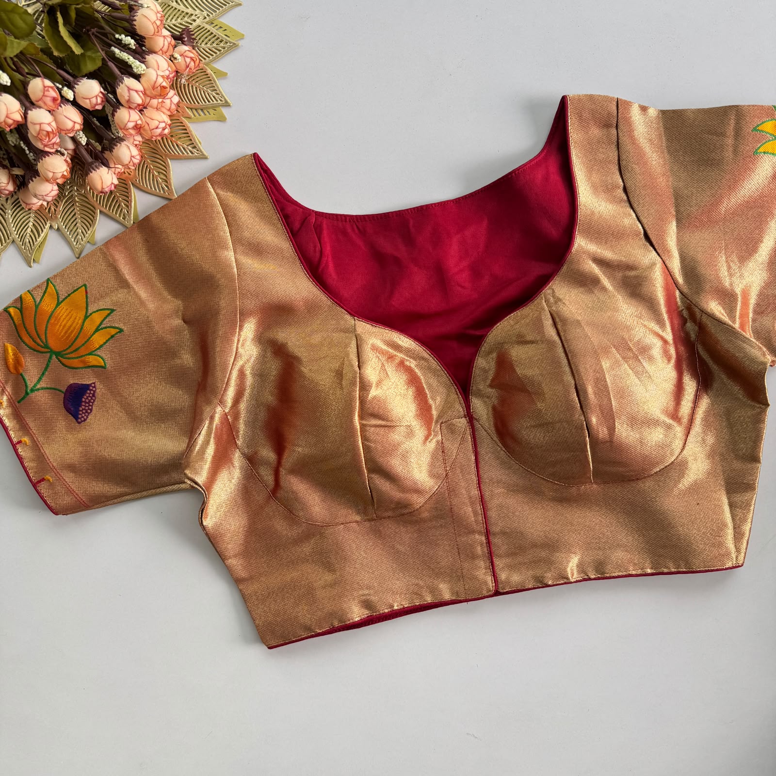 Paithani 02 Paithani Silk Blouse - view 3