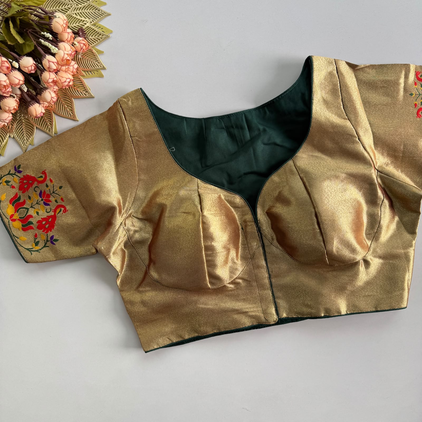 Paithani 02 Paithani Silk Blouse - view 4