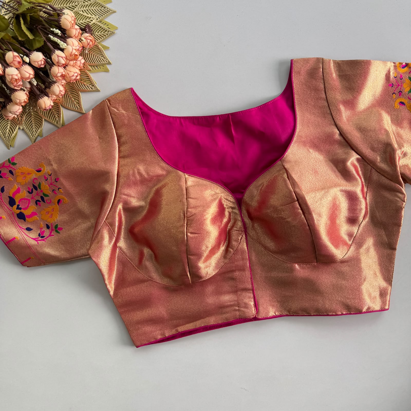Paithani 02 Paithani Silk Blouse - view 6