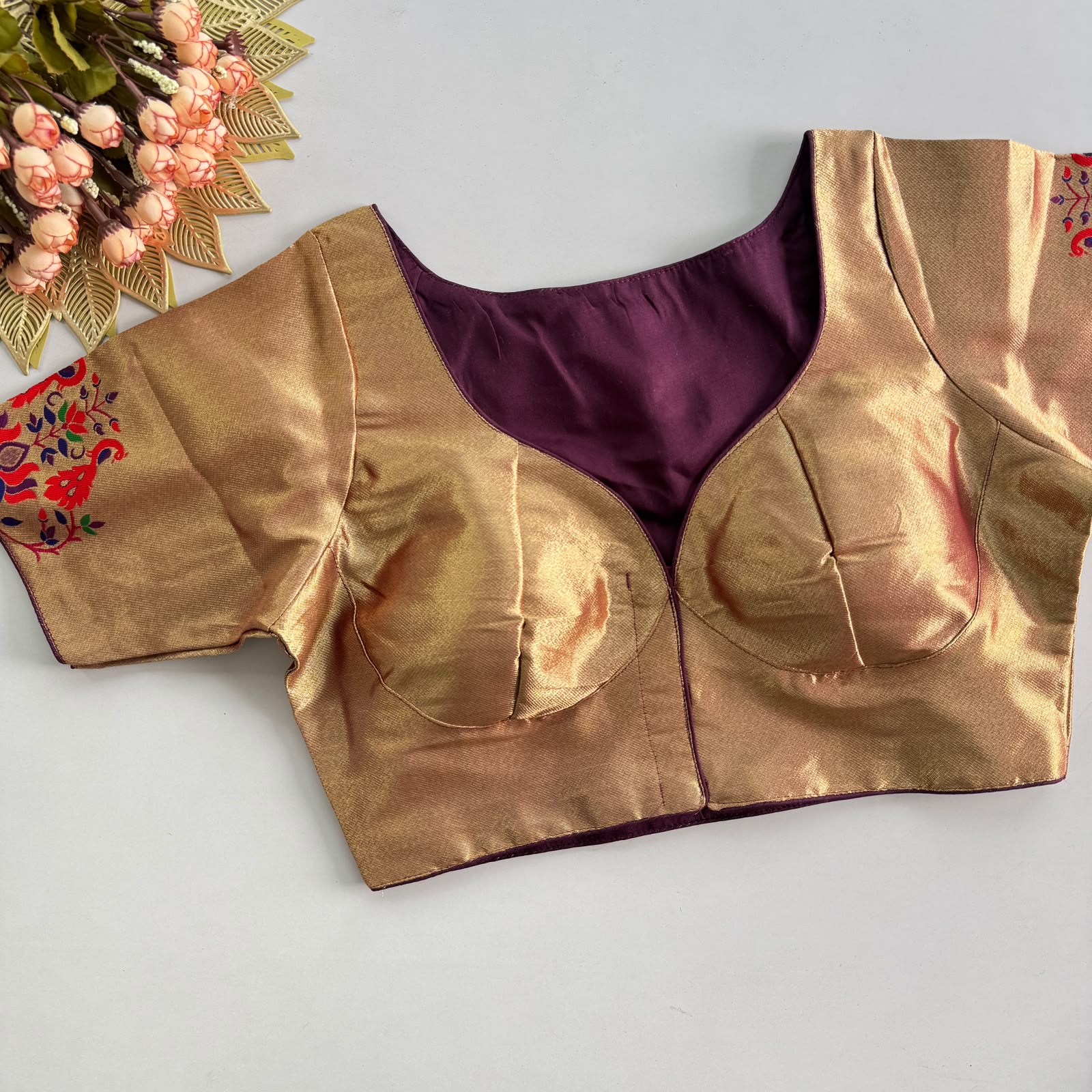Paithani 02 Paithani Silk Blouse - view 7