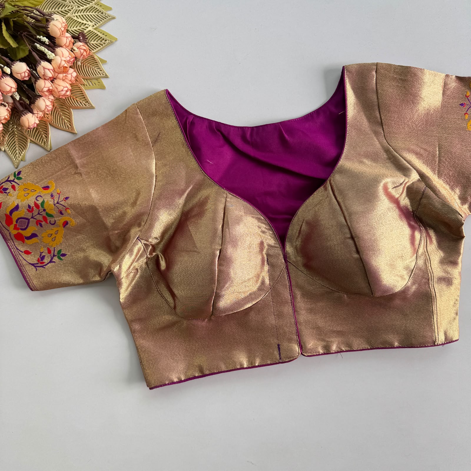 Paithani 02 Paithani Silk Blouse - view 8