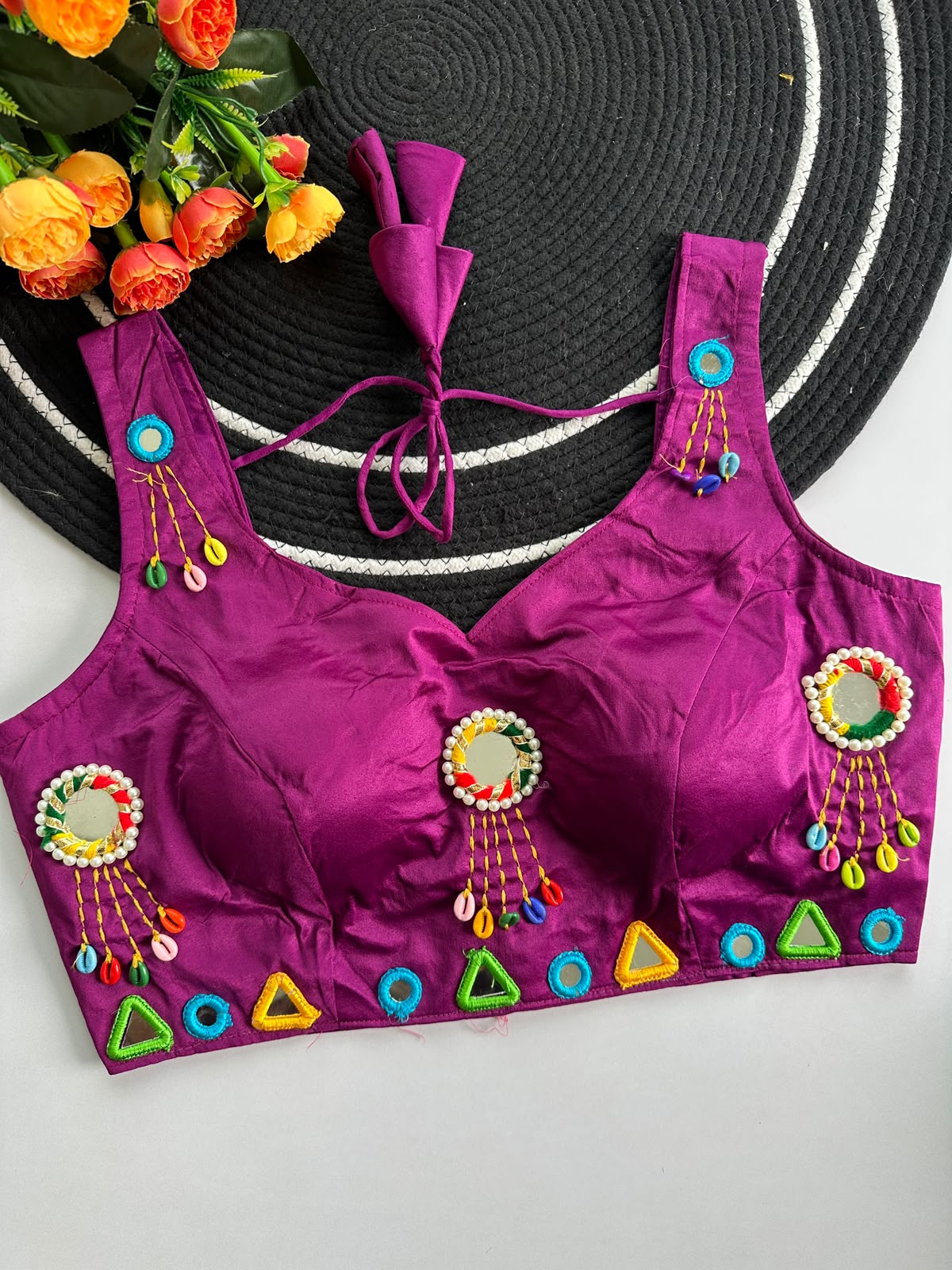 Ruhi Bangles Pure Raw Silk Blouse - view 9