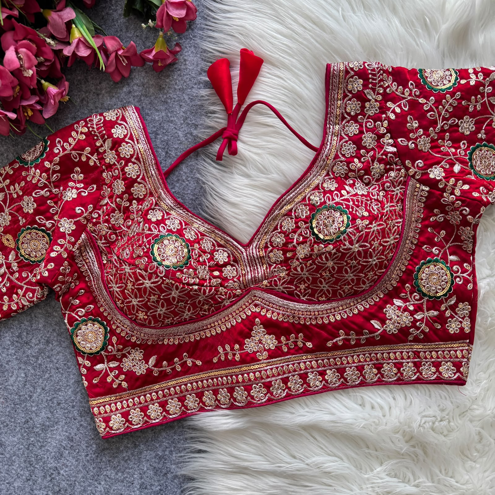 Shivani Pure Space Silk Blouse - view 2