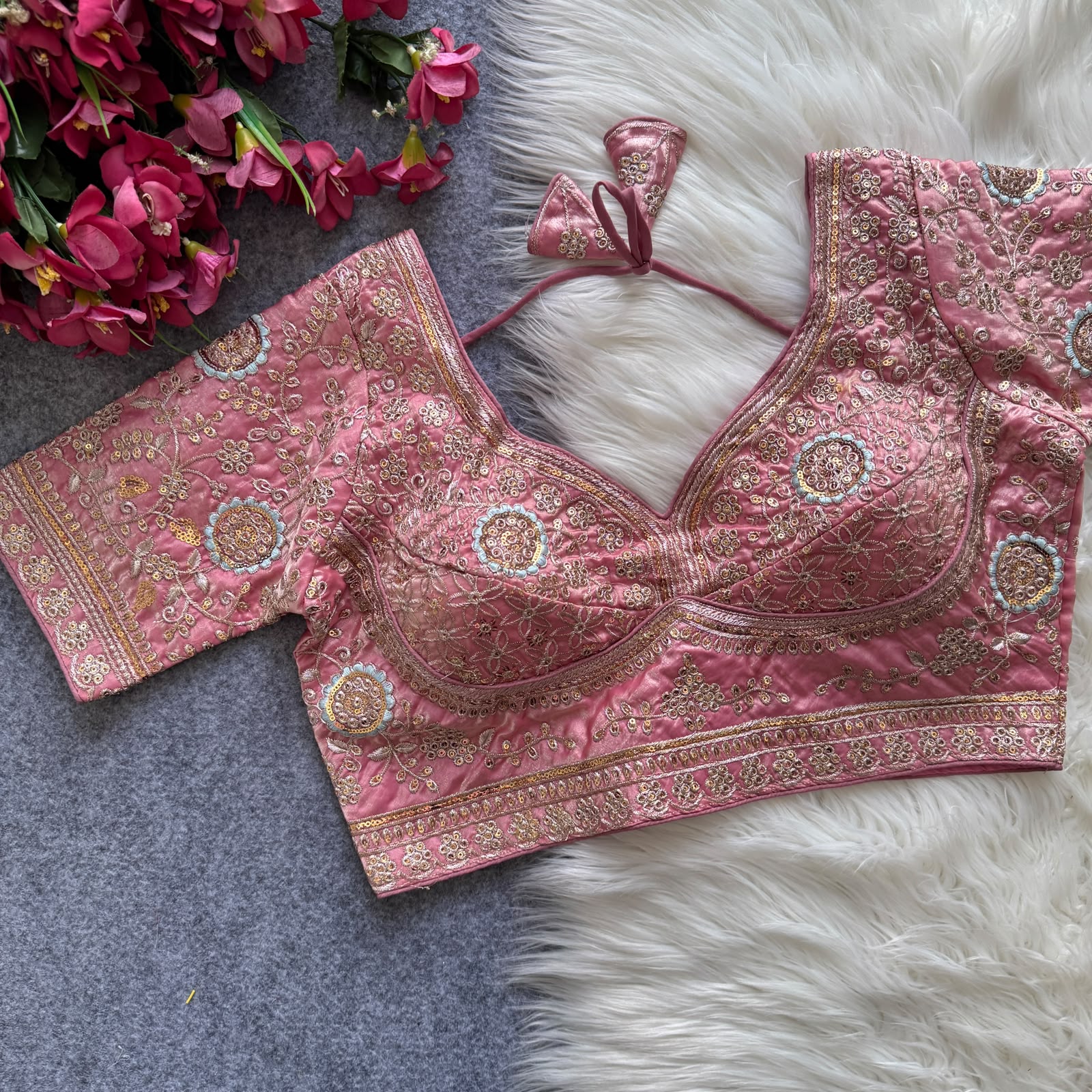 Shivani Pure Space Silk Blouse - view 4