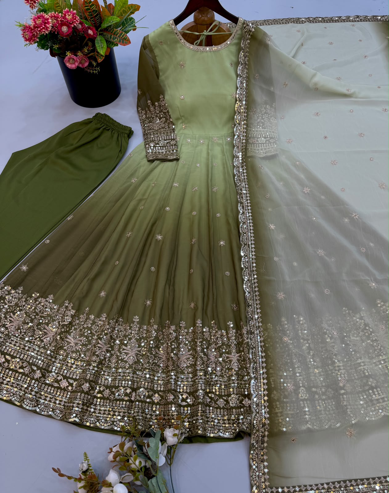 SR 1725 Georgette Readymade Dress - view 2