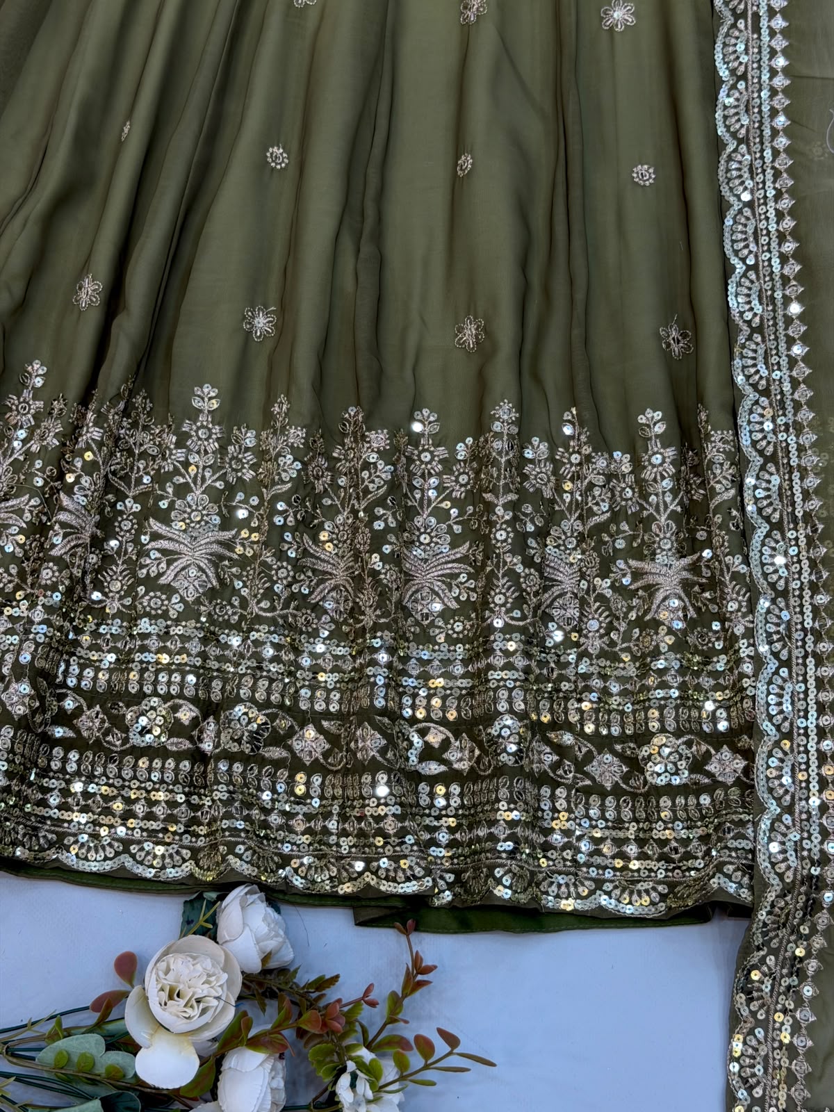 SR 1725 Georgette Readymade Dress - view 3