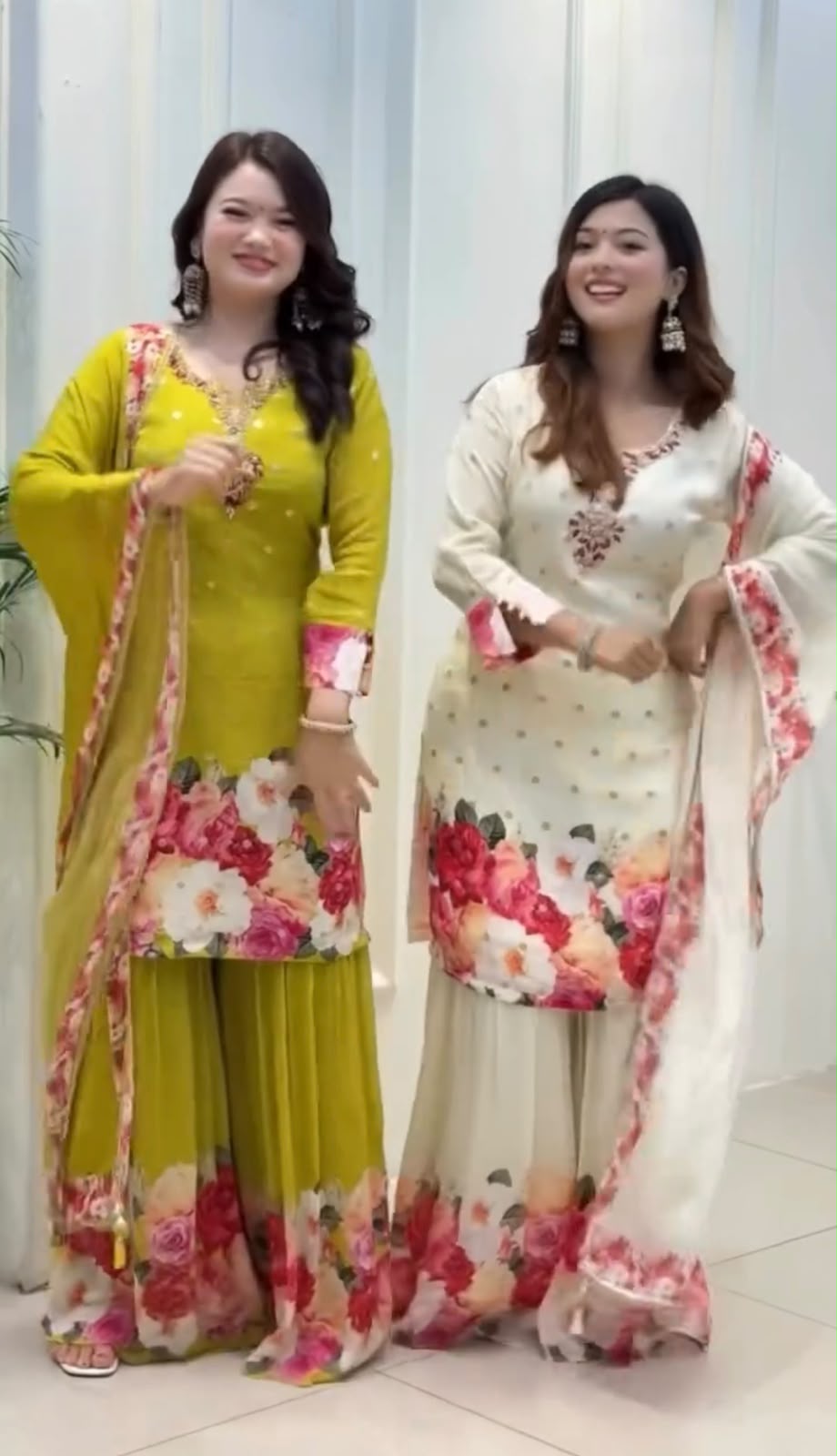SRK 5301 Faux Georgette Readymade Dress - view 3