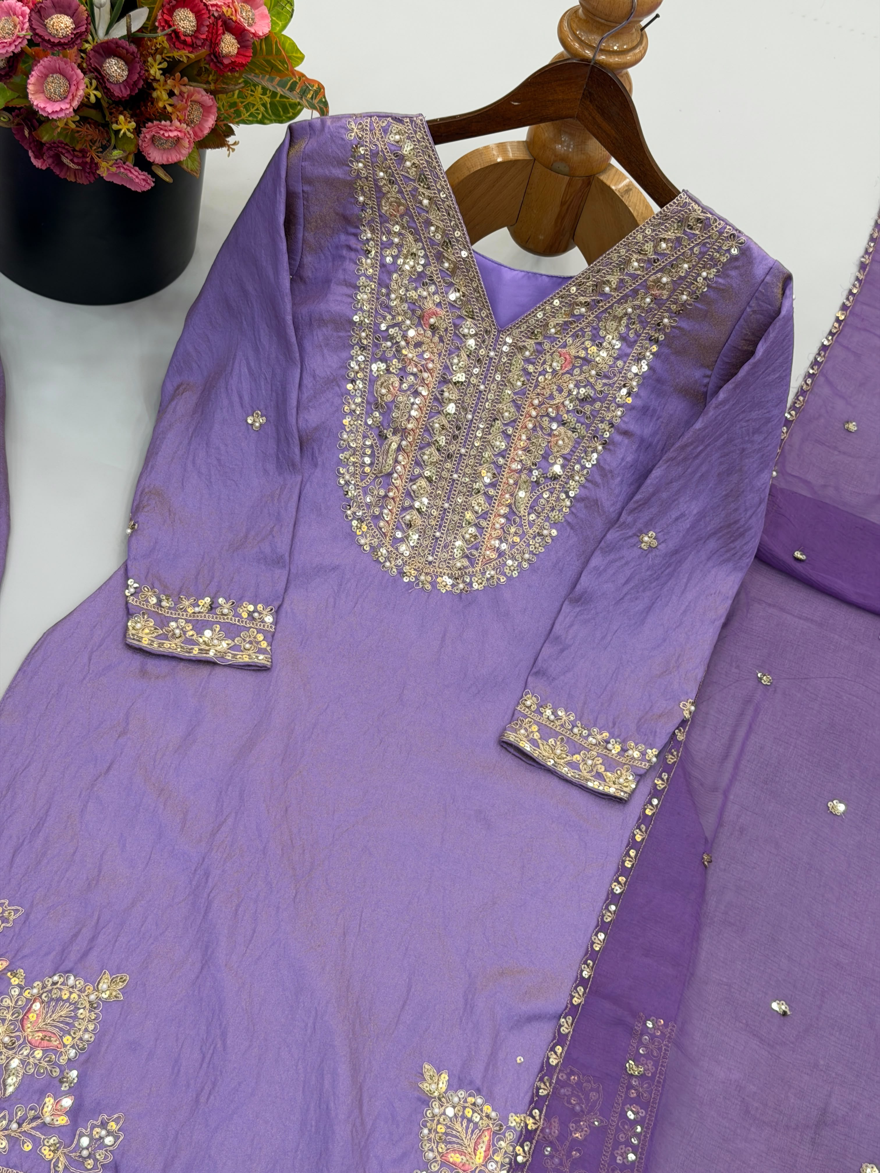 SRK 5367 Ronald Silk Readymade Dress - view 2
