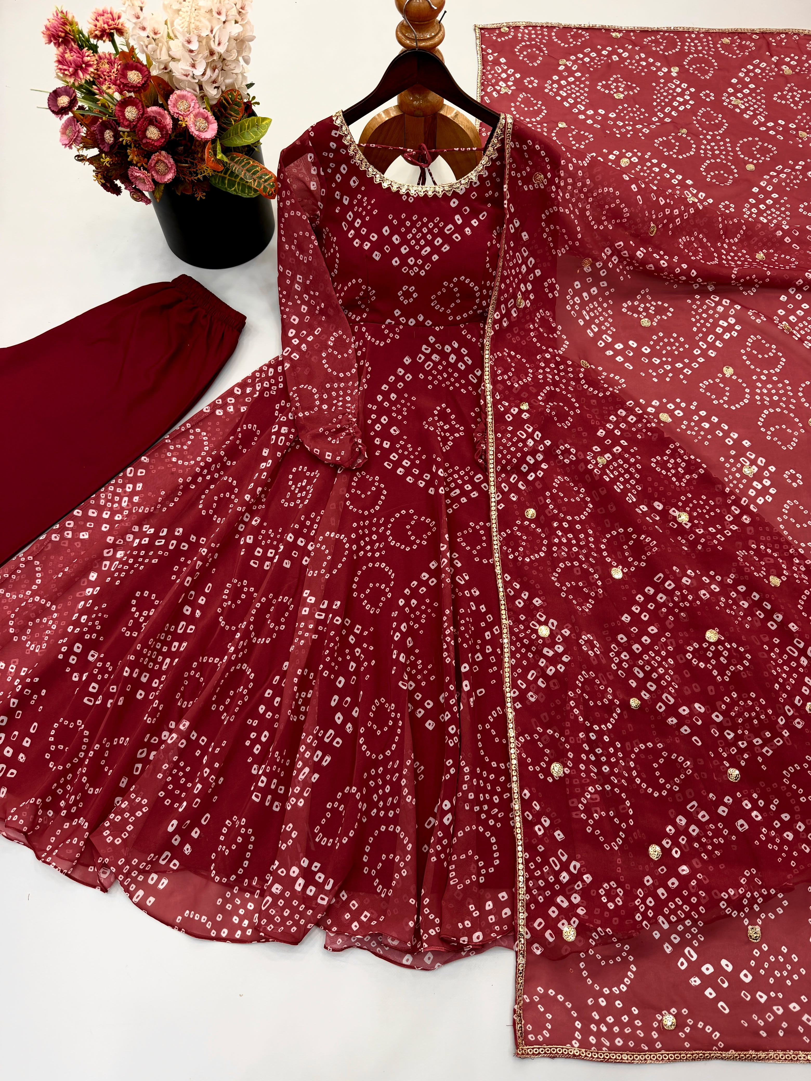 SRK 5368 Faux Georgette Readymade Dress - view 2