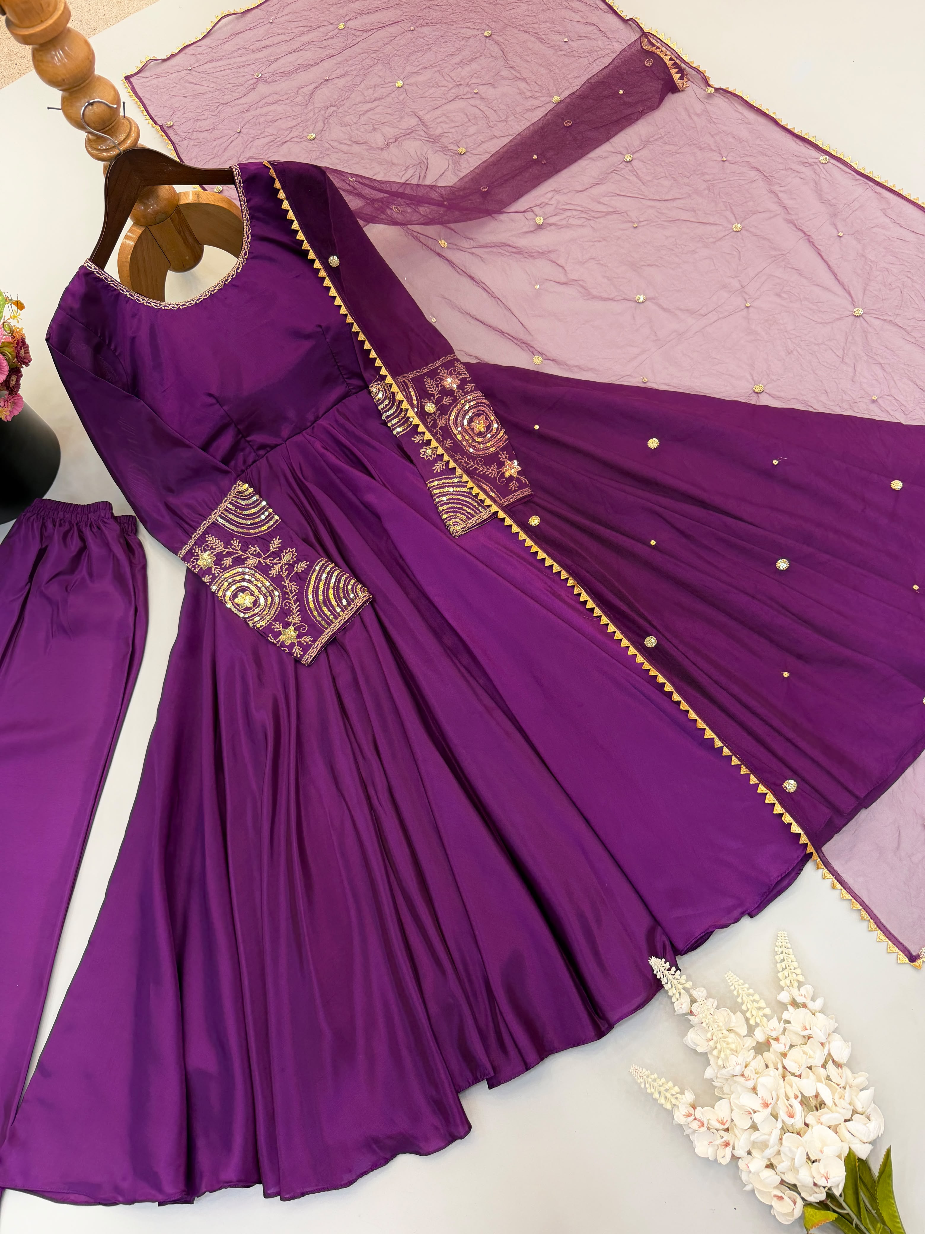 SRK 5373 Upada Silk Readymade Dress