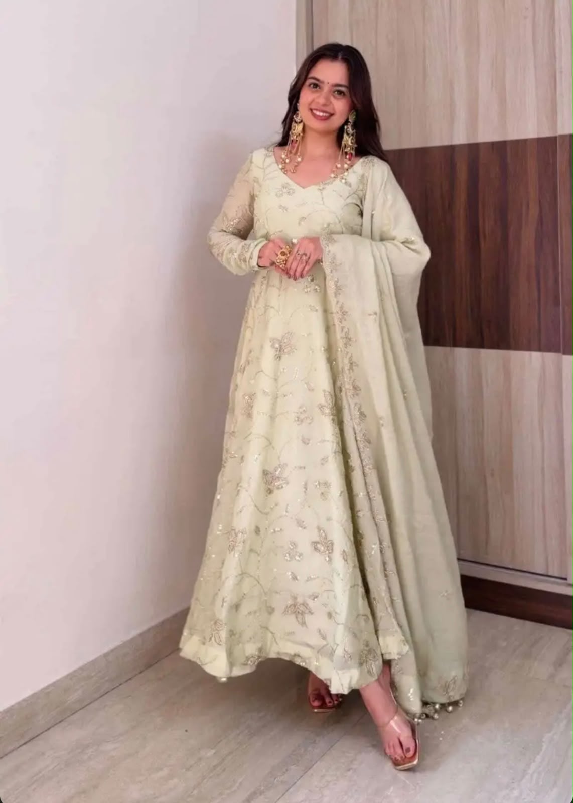 SRK 5374 Fendy Silk Readymade Dress - view 2