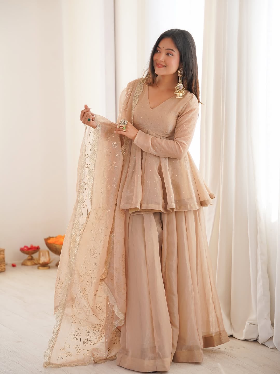 ZSR 3150 Tabby Organza Readymade Dress - view 3