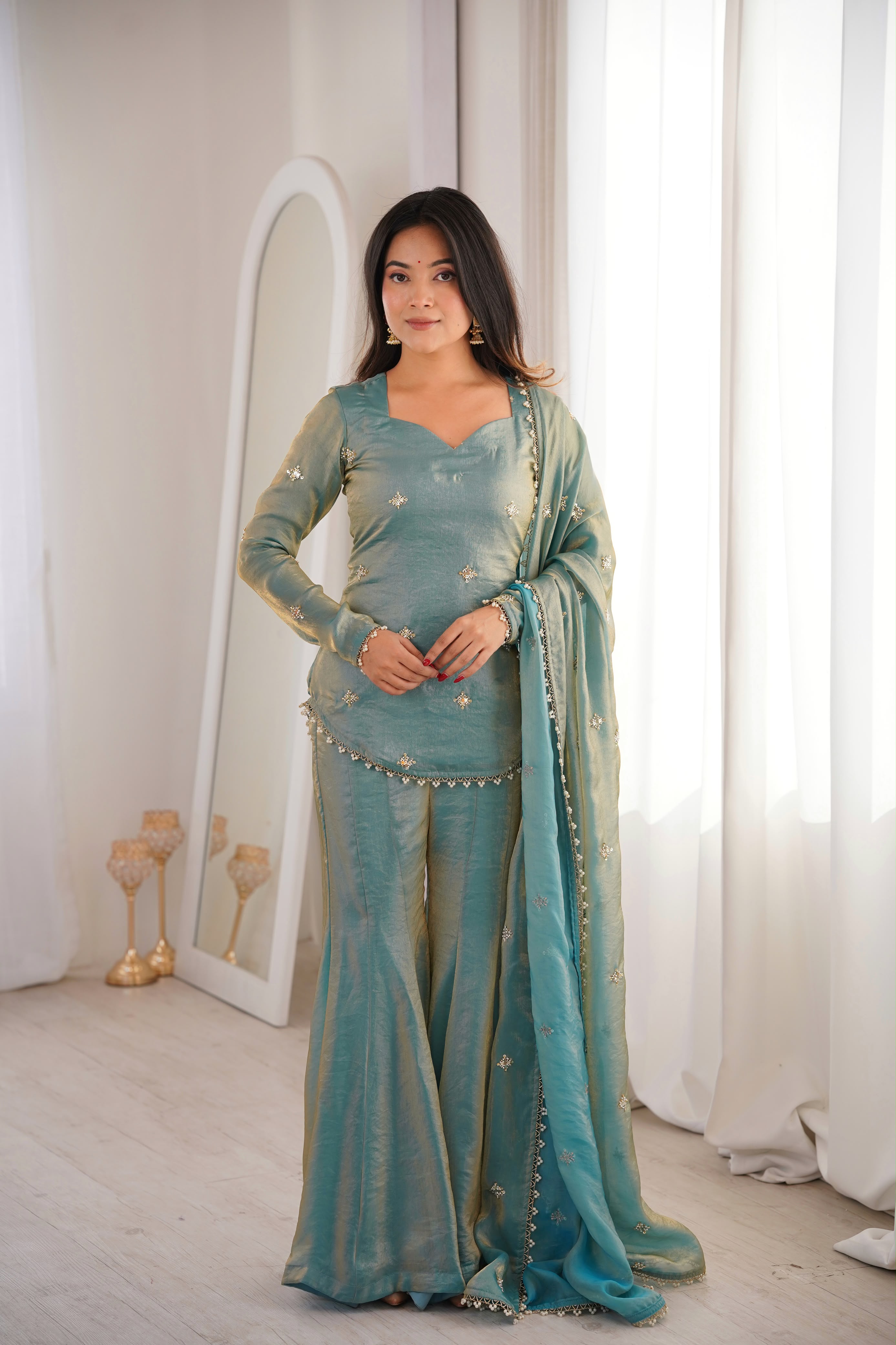 ZSR 3159 Fendy Silk Readymade Dress - view 2