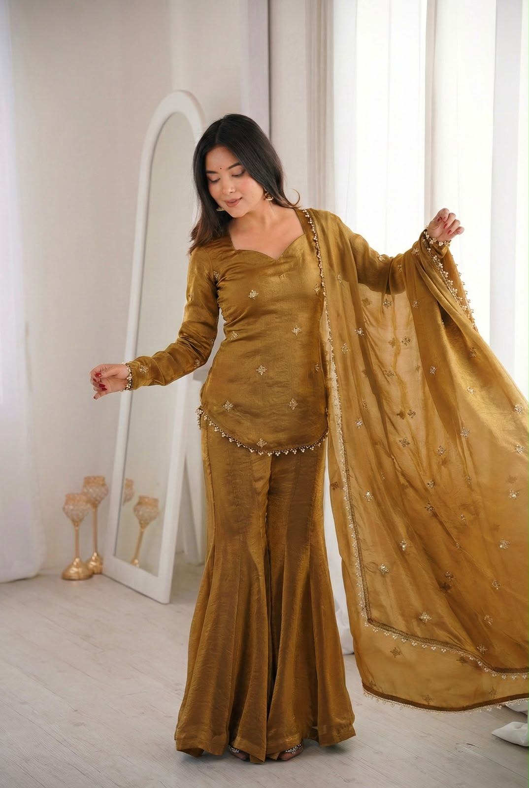 ZSR 3159 Fendy Silk Readymade Dress - view 4