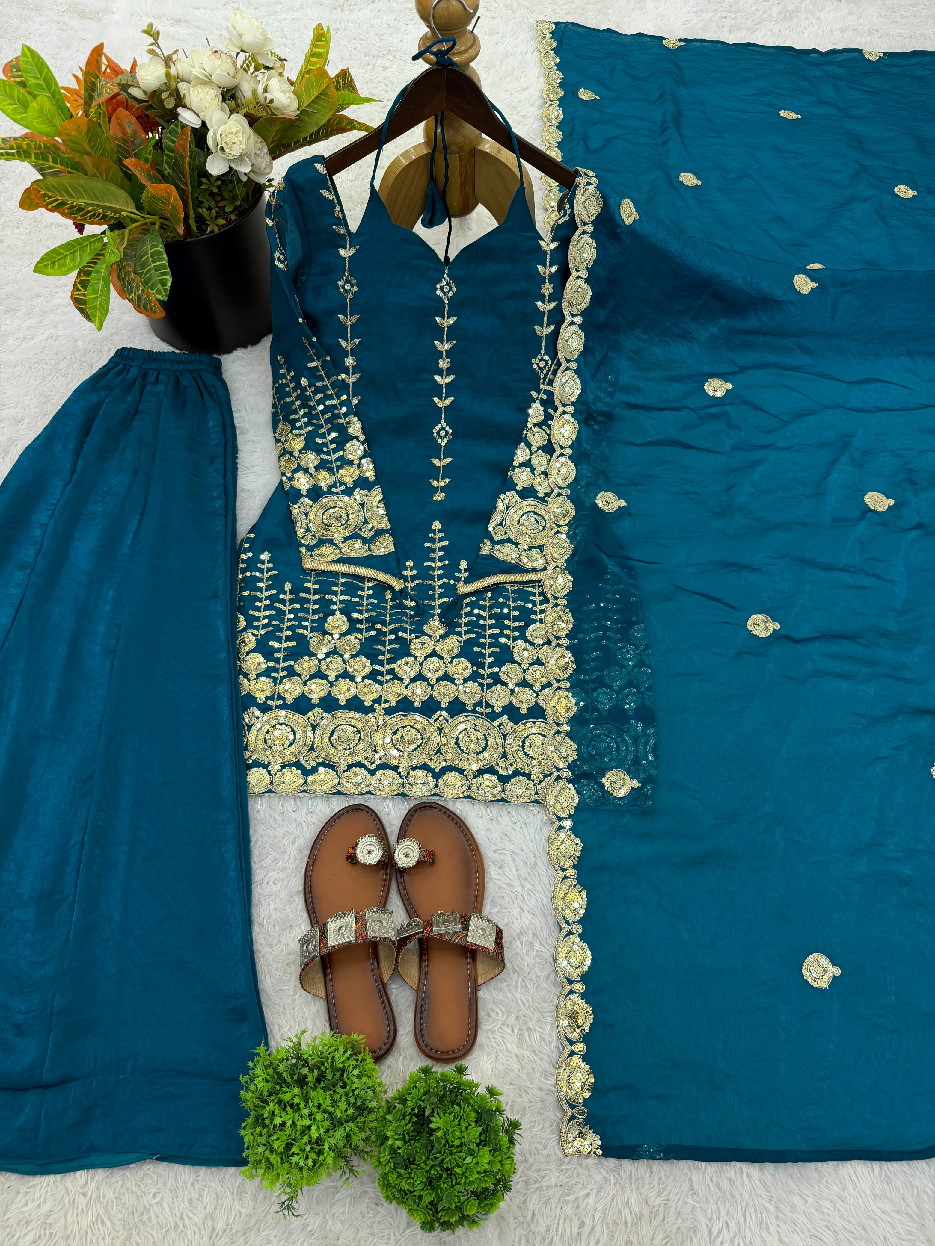 ZSR 3172 Fendy Silk Readymade Dress - view 2